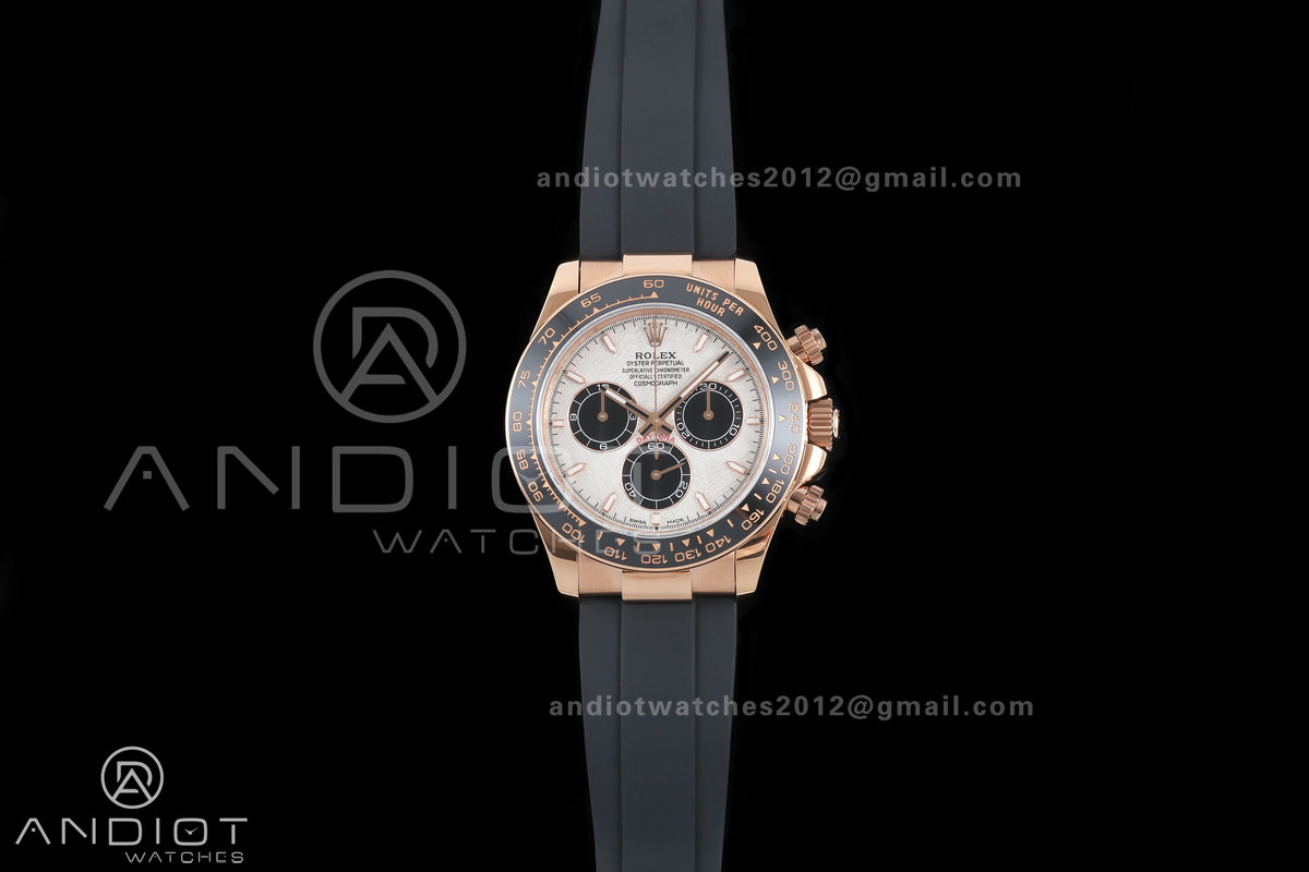 Daytona 126515 QF 1:1 Best Edition Meteorite Dial on Oysterflex Strap JH4131 V18 Weighted (Free Sprung)